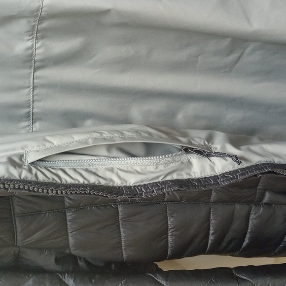❄️PATAGONIA "RADALIE" DARK GRAY LONG QUILTED PUFFER WOMEN'S PARKA COAT - Picture 7 of 13
